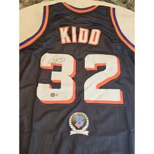 Jason Kidd Autographed/Signed Jersey Beckett Black Custom Jersey